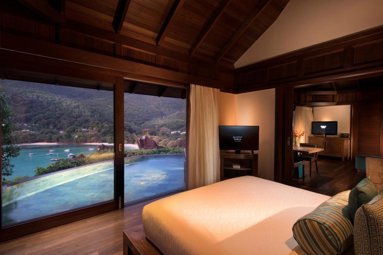 Hotel Constance Ephelia Port Glaud Esterno foto A bedroom at the resort